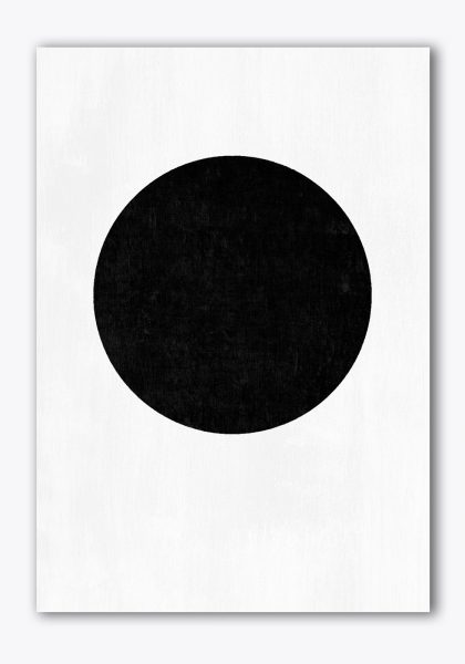 famous black dot painting