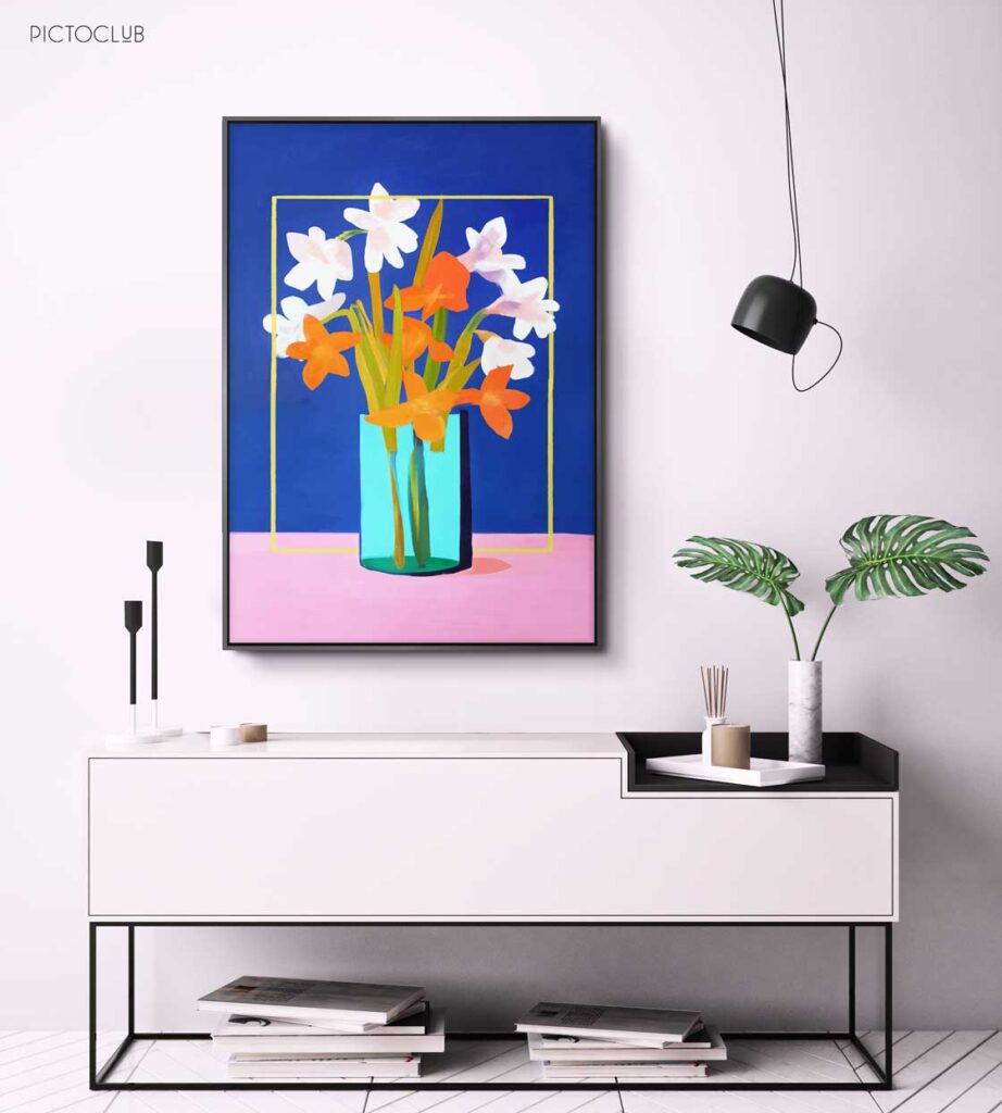 FLOWERS 4 U | Acrylic Painting | PICTOCLUB Online Art Galle